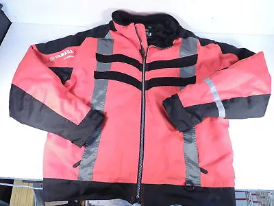 Yamaha Snowmobiling Winter Jacket Coat Motorsports Red Black Silver Men Size 3XL • $89.99