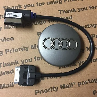 ✅Genuine Audi IPod®/iPhone® AMI Cable 30-Pin MDI Adapter Charger 4F0051510K • $15.95
