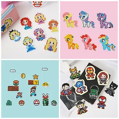 $9.99 • Buy 5D DIY Diamond Painting Sticker Kits Avengers My Little Pony Princess Mario