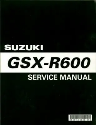 $97.54 • Buy 2001-2003 Suzuki GSX-R600 Service Manual : 99500-35082-01E