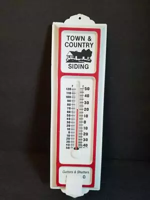 Vintage Metal Wall Hanging Advertising Thermometer • $23.99