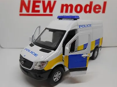 Toy Car Mercedes Police Car Van Model Boy Girl Mom Dad Birthday Present Boxed • £9.95