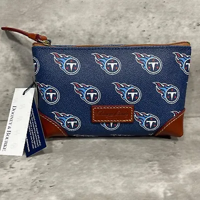 Dooney & Burke NFL Tennessee Titans Cosmetic Bag Zippered Pouch 6.5 X 4 X 2 New • $27.98