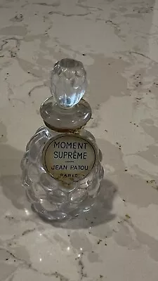 Antique Perfume Bottle Jean Patou Moment Supreme  • $50