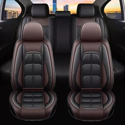 For Volkswagen Car 5 Seat Cover Full Set PU Leather Front Rear Cushion Protector • $89.99