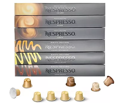 £63.99 • Buy Genuine Nespresso Coffee Machine Capsules Pods Popular Selections, Blends 