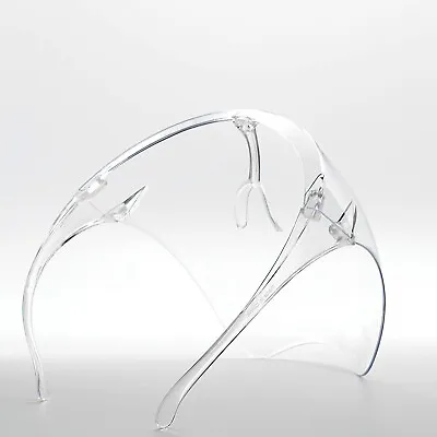 Clear Face Shield Mask Transparent Reusable Glasses Visor Anti-Fog • $9.99