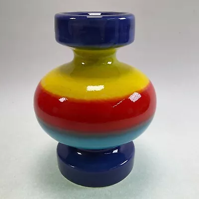 Zeller  Keramic Vase West German Pottery By Georg Schmider 1950s MCM • $74.99