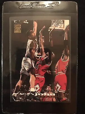 1993-94 Topps Stadium Club John Starks Michael Jodan Knicks Bulls • $29