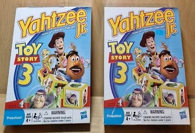 2009 Yahtzee Jr Toy Story 3 Edition Hasbro Disney Pixar Gameboard Preschool • $11.99