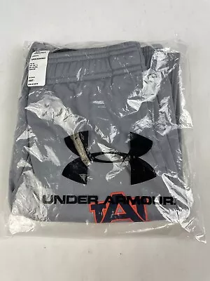 NEW Auburn Tigers Under Armour Youth L Large Sweatpants Gray New In Bag YLG • $18.99