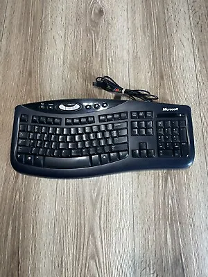 Microsoft Comfort Curve Keyboard 2000 V1.0 KU-0459 USB Wired Ergonomic Windows • $19.99