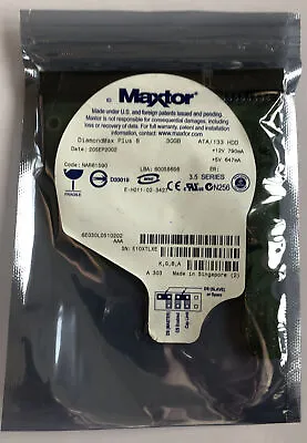 Maxtor DiamondMax Plus 8 30GB 3.5” PATA/IDE Hard Drive-CONTROLLER BOARD ONLY • £20