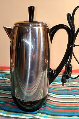 VTG Farberware Superfast Coffee Percolator 142B Electric 12 Cup Bronx USA Works • $27.01