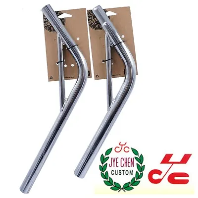 Classic BMX Bike Braced Layback Seatpost 25.4x400mm Or 22.2(7/8 )x450mm Chrome • $16.30