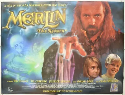 MERLIN THE RETURN (2000) Cinema Quad Movie Poster - Rik Mayall Craig Sheffer • $16.16