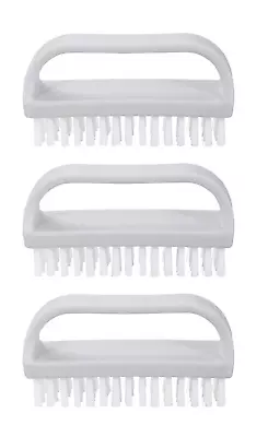 Superio Stiff Nail Brush Cleaner With Handle 3 Pack Durable Scrub Brush  • $9.99