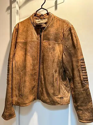 Wilson's Distressed Leather Coat • $35.99