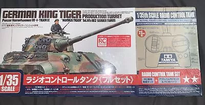 Tamiya 1/35 R/C KING TIGER German WWII Tank Model Kit Free Ship USA SELLER NEW • $215