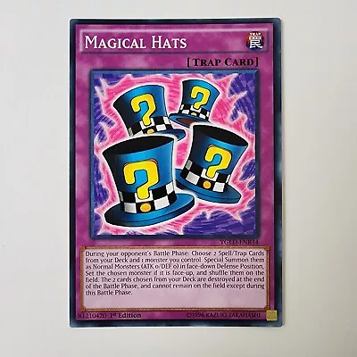 Magical Hats (B) - YGLD-ENB34 - 1st Ed - NM - Common - Yugioh TCG • $1.65