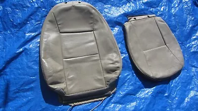 02-06 Saab 9-5 Arc Leaner OEM Tan Driver Left Side Leather Seat Covers 2 Pieces • $185