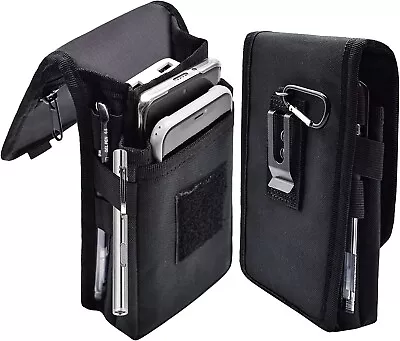 Belt Phone Pouch Large Smart Phone Holder Multi-Purpose Tactical Cell Phone Case • $9.99