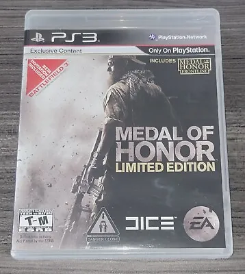 Medal Of Honor: Limited Edition - Sony PlayStation 3/PS3 - Complete/CIB -Tested- • $3.99