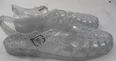 NEW Clear Summer Beach Retro Jellies Jelly Sandal  Women Size  6 • $12.99