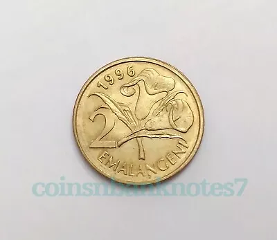 $15.90 • Buy 1996 Swaziland 2 Emalangeni Coin, KM46 Uncirculated/ Flower