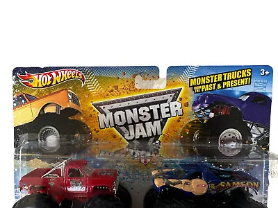 New Rare Hot Wheels Monster Jam Truck 1/64 Die Cast Samson Then And Now 2012 • $99.95