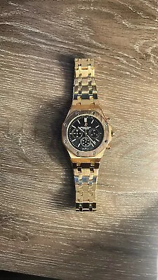 Audemars Piguet Royal Oak Black Men's Watch - 26320OR.OO.1220OR.01 • $152.50