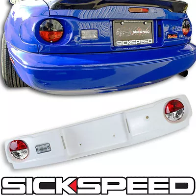 White Fiber Glass Conversion Panel With Red/clear Taillights For Mazda Miata Na • $399.88