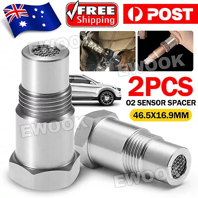 2X Oxygen O2 Sensor Spacer Adapter Catalytic Converter Fix Check Engine Light • $10.45