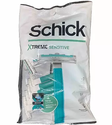 (2 PACK) Schick Men’s Xtreme Sensitive Razor 12CT Disposable Razors Lot New Men • $11.11