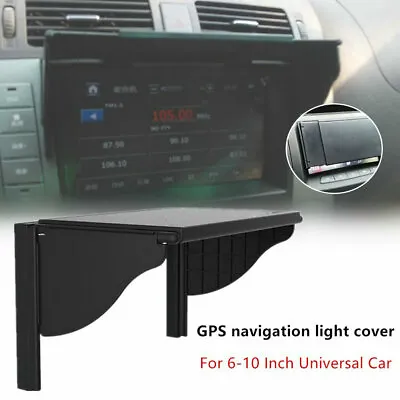 Sun Visor Sunshade 6-10'' Car GPS Navigation Stereo Radio Cover Hood Adjustable • $8.99