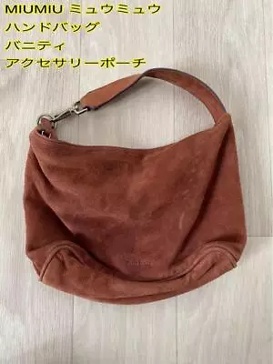MIUMIU Miu Handbag Vanity Accessory Pouch Orange • $119.15