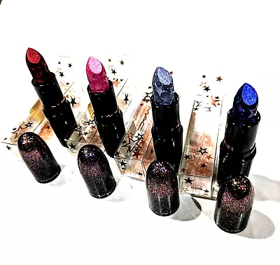 NEW RARE MAC Kiss Of Stars Lipstick LOT Asterisk Destined Stardom Walk Flame • $360