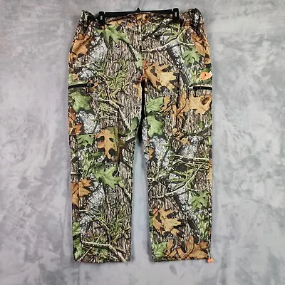 Mossy Oak Obsession Pants Men 2XL 42 Green Beige Straight Hunting Outdoor Camo • $11.24