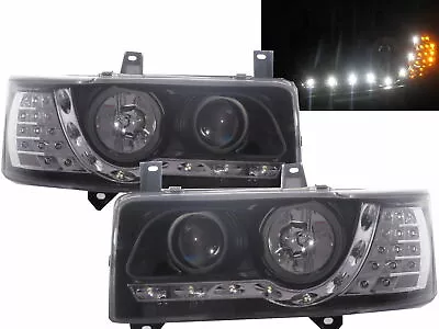 Eurovan T4 90-03 Projector LED R8Look Headlight Black V1 For VW Volkswagen LHD • $580.99