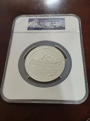 2010 P Mount Hood America The Beautiful 5 Oz Silver Coin NGC SP70 • $200