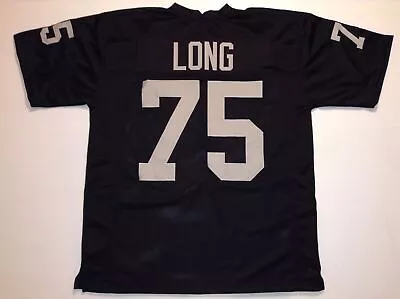 UNSIGNED CUSTOM Sewn Stitched Howie Long Black Jersey - M L XL 2XL 3XL • $35.99