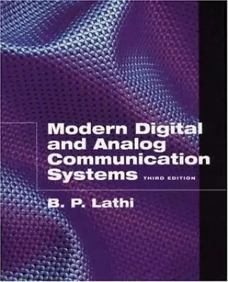 Modern Digital And Analog Communication Systems By Lathi B. P. • $7.10