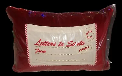 Martha Stewart Letters To Santa Christmas Throw Pillow14 X 20  NWT FREE SHIPPING • $59.99