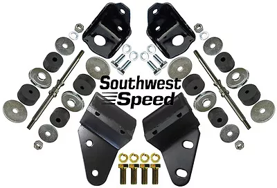 $179.99 • Buy New 1955-57 Chevy Front & Rear Motor Mount Kit,sbc V-8,bellhousing,engine Mounts