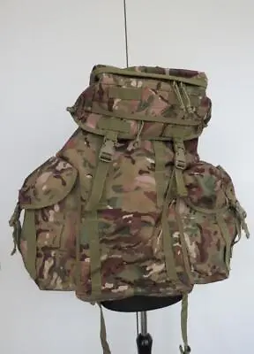 £45.95 • Buy British Army Style Cadets MTP Bergen Webbing Daysack Rucksack Backpack DofE