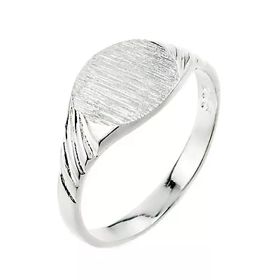 925 Sterling Silver Signet Men's Ring (Made In USA) • $23.99