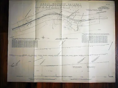 £38 • Buy Great Western Railway GWR Dartmouth Torbay Map Plan Local History Noss Longwood