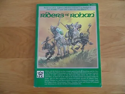 I.C.E. MERP Middle-Earth Role Playing Riders Of Rohan Book From 1985 • £39.99