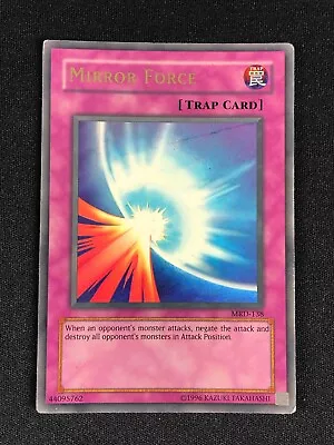 Yugioh Mirror Force Mrd-138 Ultra Hp/ Creases • $11.99