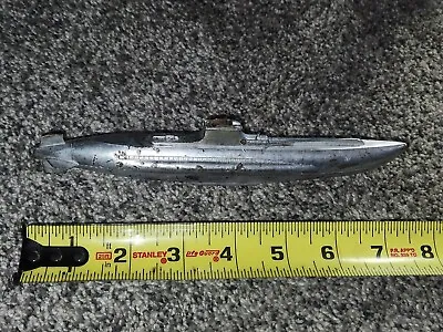 Bandai Vintage Plastic Boat Submarine Toy Silver • $12